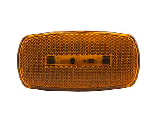 L912 Oblong Reflex LED Marker Light, Black Base