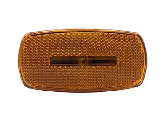 L916 Oblong Reflex Incandescent Marker Light, Black Base