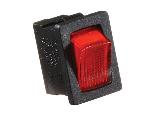 S481 Rocker Switch, 20 A, Illuminated Rocker On/Off - SPST