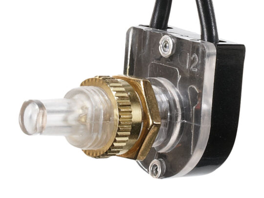 S711 Push Button On/Off Switch, 3 A
